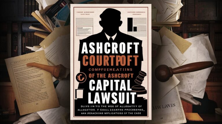 The Ashcroft Capital Lawsuit: A Comprehensive Analysis of Allegations Legal Proceedings and Implications