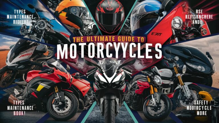 The Ultimate Guide to Motorcycles: Exploring Types Maintenance Safety and More