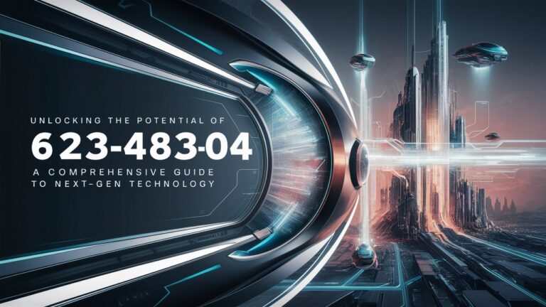 Unlocking the Potential of 623-483-04: A Comprehensive Guide to Next-Gen Technology