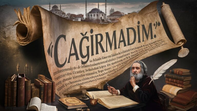 Understanding “Çağırmadım”: A Deep Dive into Its Meaning Usage and Cultural Significance