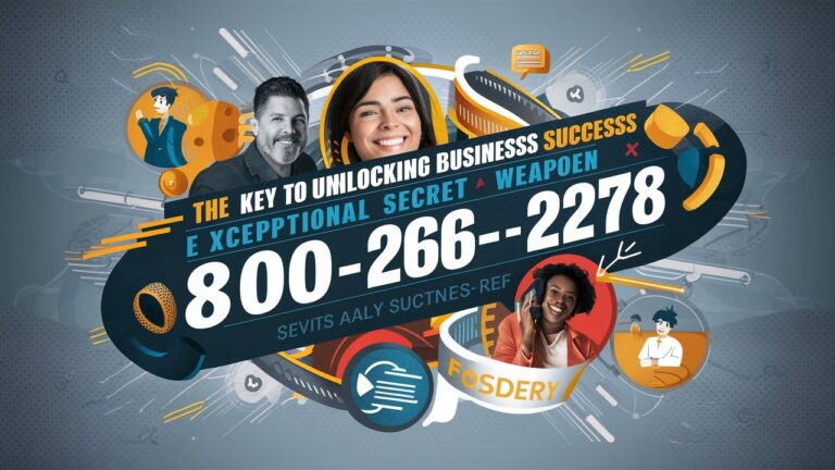 Unlocking Business Success: The Critical Role of Exceptional Customer Service (And Why 800-266-2278 Could Be Your Secret Weapon)