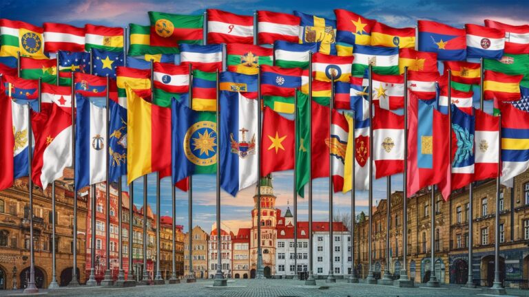 Flags of Eastern Europe: Emblems of Resilience Heritage and Transformation