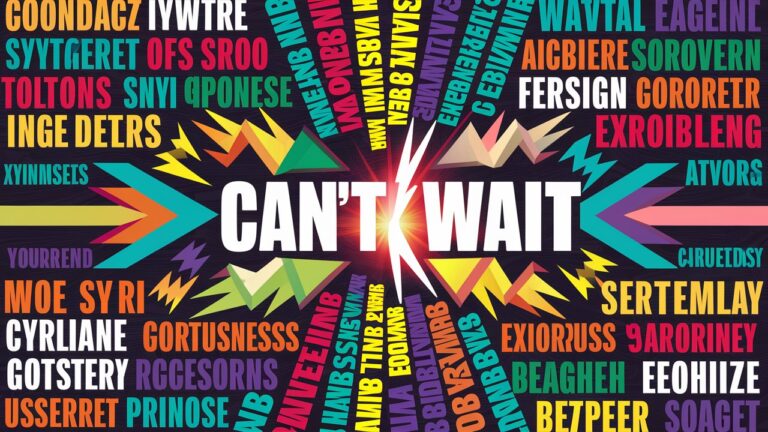 Beyond "Can't Wait": Igniting Your Expression with Dynamic Synonyms for Eagerness